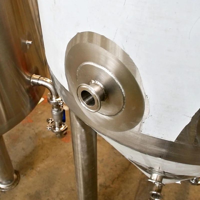 Stainless Conical Cone 500L 1000L 2000L Beer Fermentation Tank