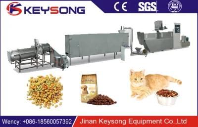 Pet Fish Dog Cat Food Machine/ Extruder/Equipment Plant (KS65/70/85)