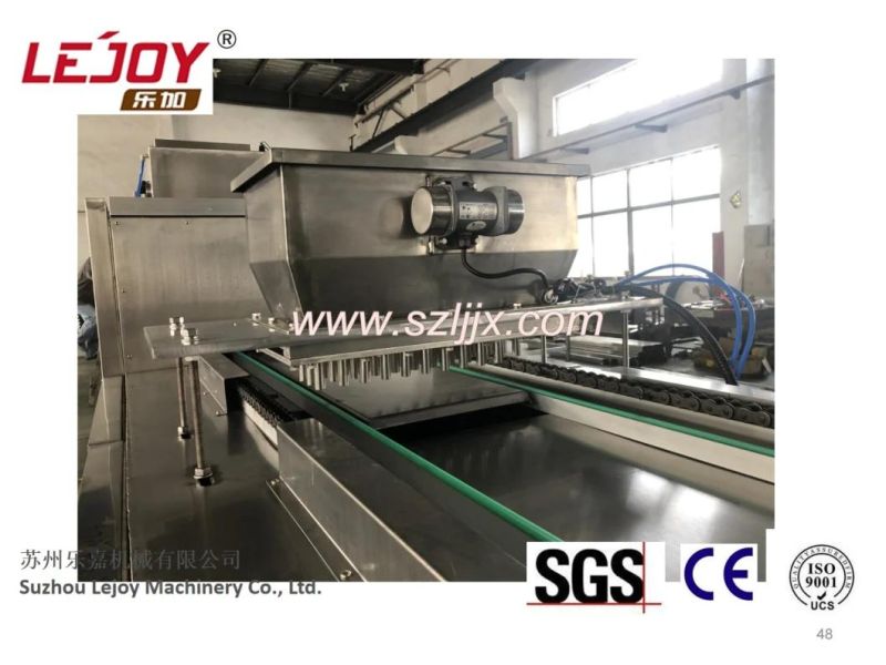 PLC Control Chocolate Production Line with Nuts Adding Big Central Filling Machinery