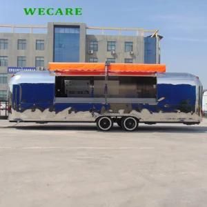 800cm Stainless Steel Food Trailer Food Delivery Machinery