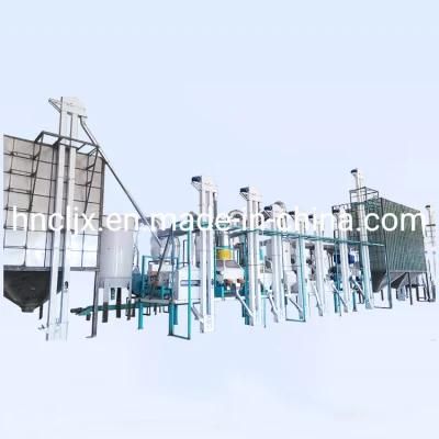 Super White Wheat Flour Mill Production Line 120tpd 150tpd Wheat Flour Mill Line