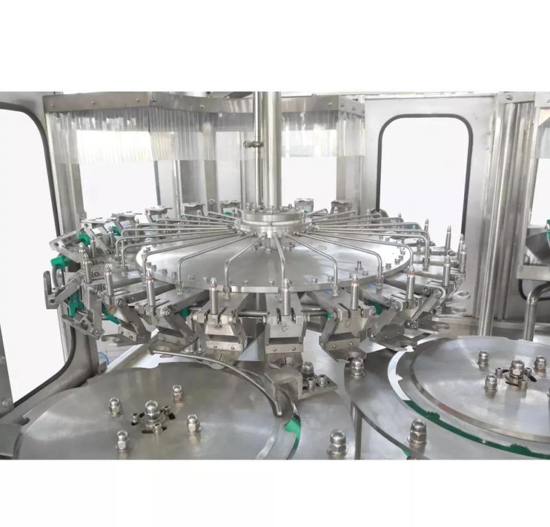 6000bph Pet Bottle Drinking Pure Mineral Water Blowing Washing Filling Sealing Labeling Packing Machine