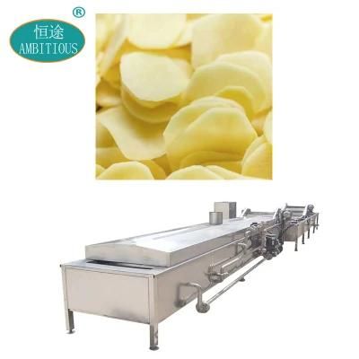 Continuous Steam Blancher Automatic Belt Potato Blanching Machine