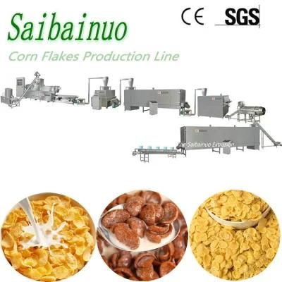 Top Selling Cereals Snacks Food Corn Flakes Machine