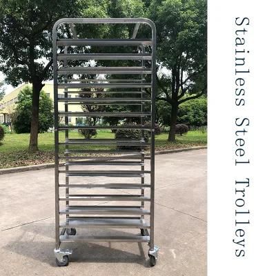 Rk Bakeware China-Stainless Steel Z Frame Nesting Rack Trolley for Bakery Production