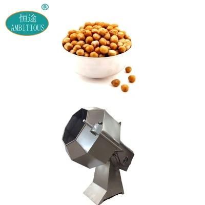 Octagonal Seasoning Coating Machine Mixing Chickpeas Seasoning Machine