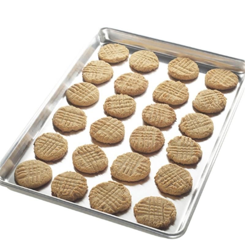 18X26 Wire Mesh Baking Sheets Silicone Coated Baking Sheet Pan Metal 4 Sided Bread Trays Standard Sheet Pans