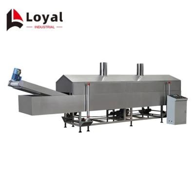 Full Automatic Professional Fried Potato Chips Making Machine Deep Frying Continuous ...