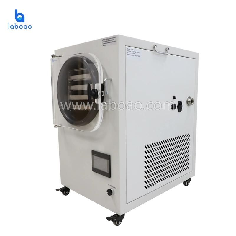 4-6kg Small Food Meat and Fruit Vacuum Freeze Dryer Desktop Lyophilizer