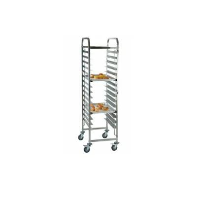 Bakery Cooling Rack Baking Tray Trolley with 15 Trays