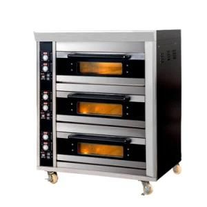 Baking Equipment Cake Bread Pizza 3 Deck Electric Deck Oven Bakery Equipment