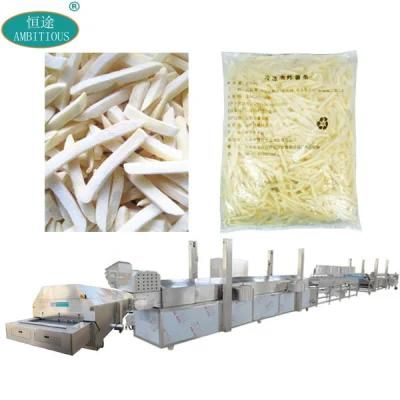 Frozen French Fries Production Line/Full Automatic Patato Chips Machine