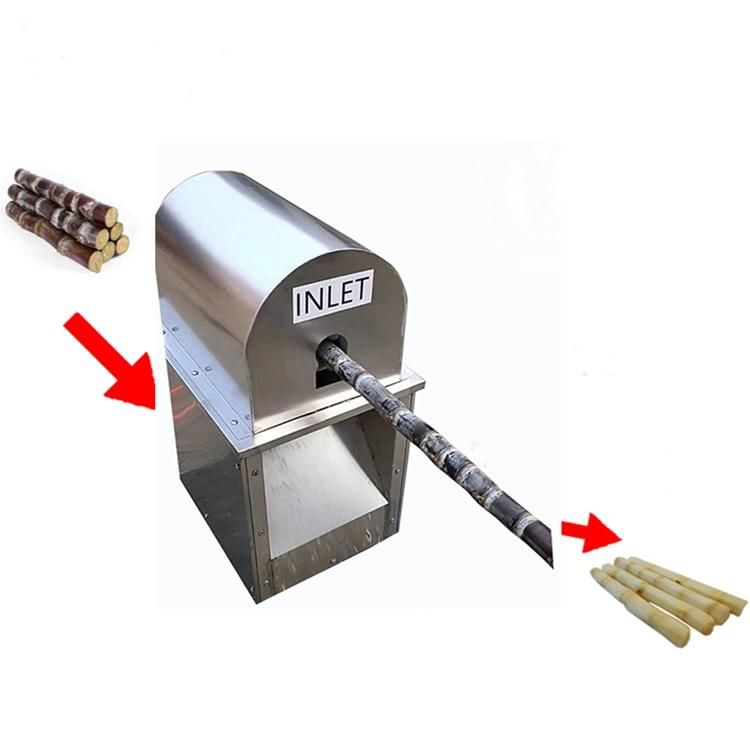 Automatic Sugarcane Skin Peeling Scraper Machine Sugar Cane Peeler Sugarcane Peeling Machine