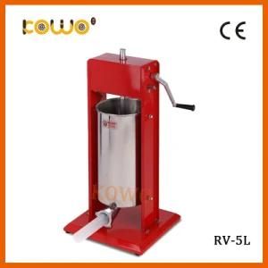 Commercial Stainless Steel Vertical Manual Kitchen Equipment 5L Meat Sausage Filler ...