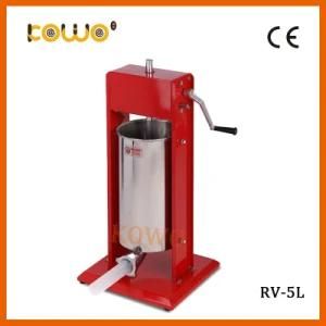 Commercial Stainless Steel Vertical Manual Kitchen Equipment 5L Meat Sausage Filler ...