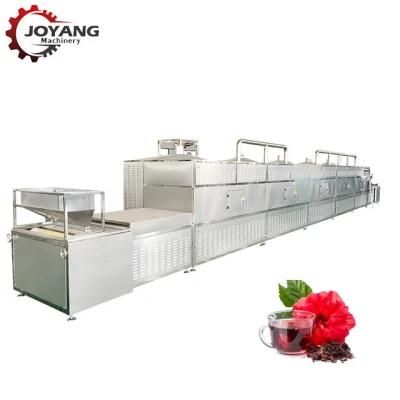 Industrial Peony Flower Roselle Tea Microwave Leaves Flower Tea Dryer