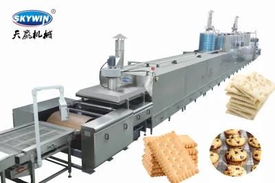 Industrial Biscuit Bakery Equipment Gas Electric Tunnel Oven