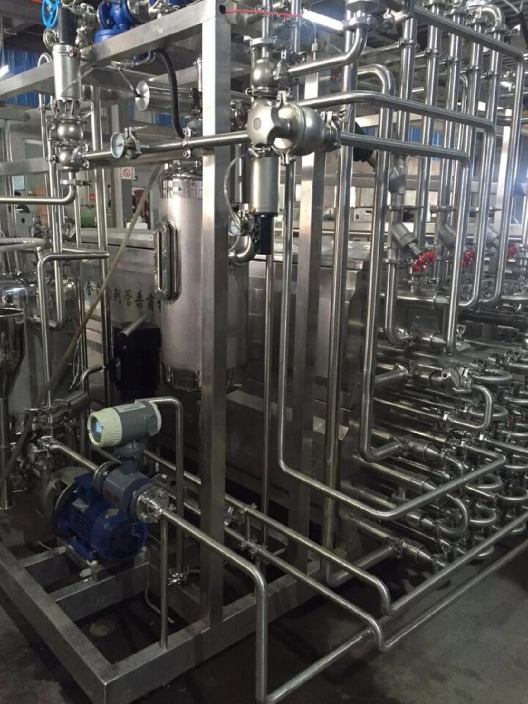 Sanitary Steam Full Automatic Flash Uht Tubular Sterilizer for PLC