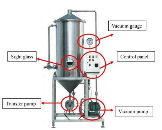 Fruit Juice Vacuum Deaerator Vacuum Degasser