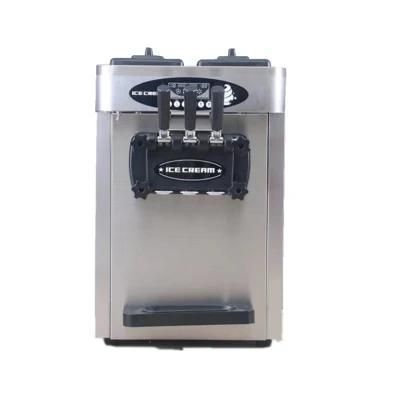 Snack Machines Desktop Three Flavor Soft Ice Cream Maker Machine