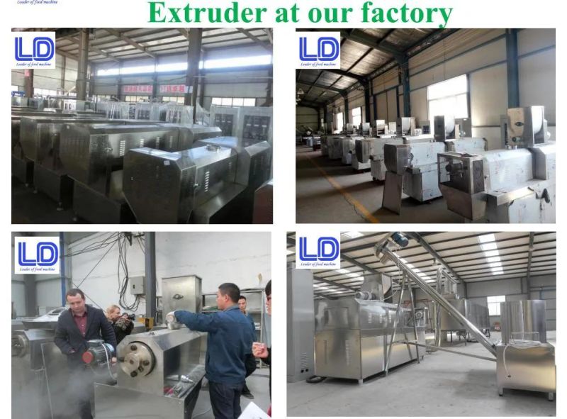 Automatic Breakfast Cereal Flake Bread Crumb Production Line Corn Puff Core Filling Food Cheese Ball Making Machine