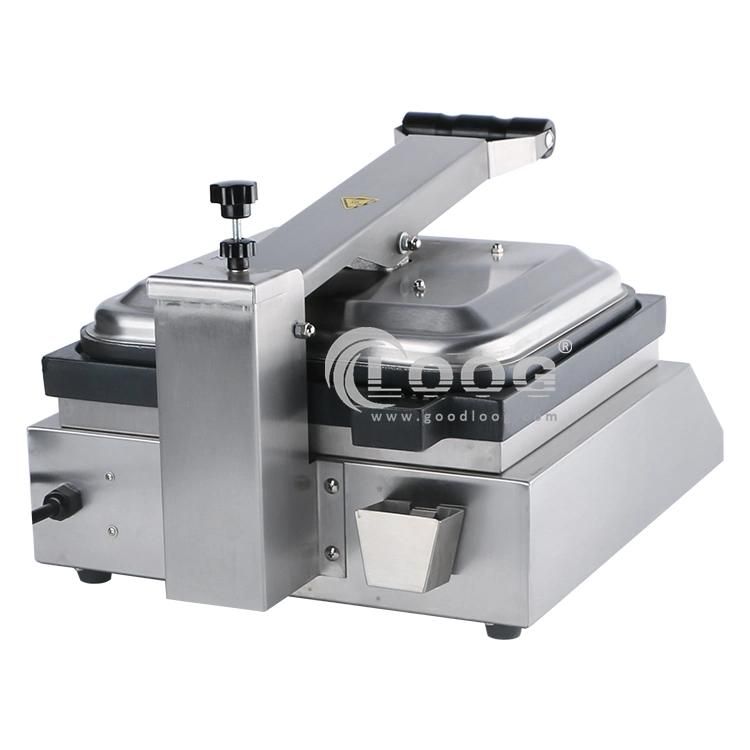 Commercial Kitchen Equipment Bread Making Bakery Machine Household Electric Grooved Pan Griddle Grill Oven Burger Maker Sandwich Press Toaster