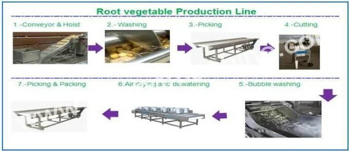 Stainless Steel Potato Vegetable Conveyor Table as Selection Line at Best Price in China