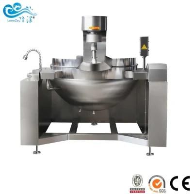 Industrial Automatic Steam Jacketed Kettle Tilting Scraper for Strawberry Jam on Hot Sale