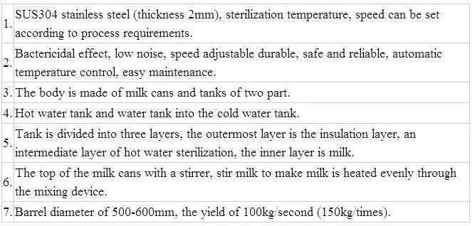 Small Batch Stainless Steel Fruit Juice Pasteurizer