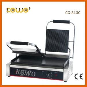 Cg-813c Stainless Steel Panini Grill 220/240V Electric Press Grill with Non-Stick Hot ...
