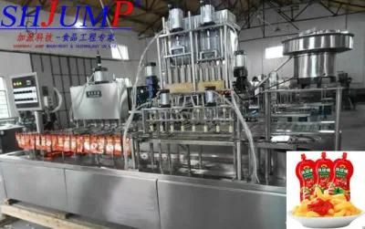 1000-5000bph Standup Pouch Tomato Sauce Making Machines