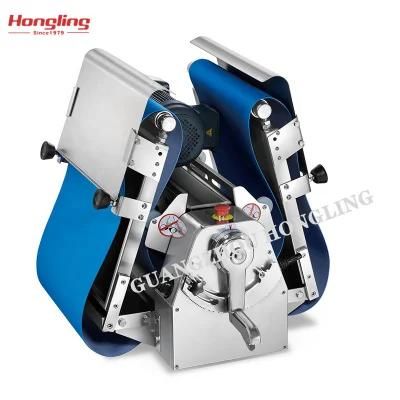 Good Quality QS-520bt Blue PU Belt Table Top Dough Sheeter