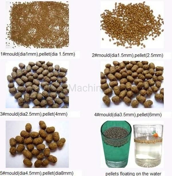 40kg/h most stable feed extruder floating fish feed pellet machine