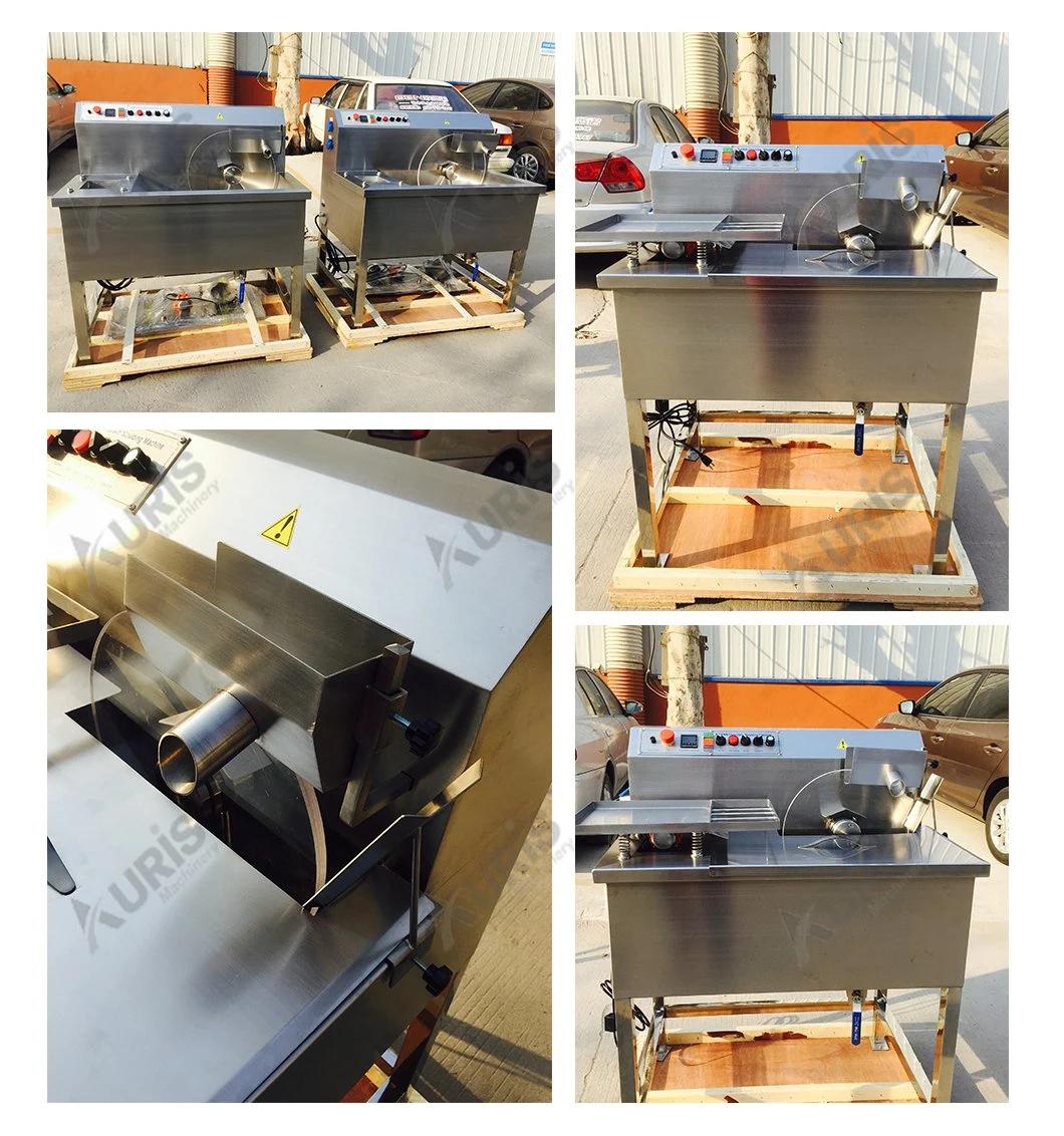 Commercial Chocolate Tempering Pouring Machine with Vibrating Table