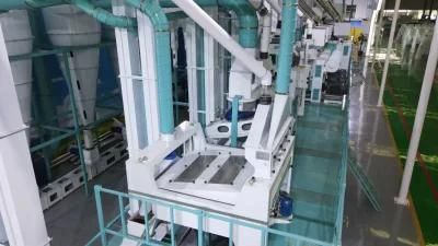 Complete Set Platform Auto Rice Milling Plant Rice Mill Machine