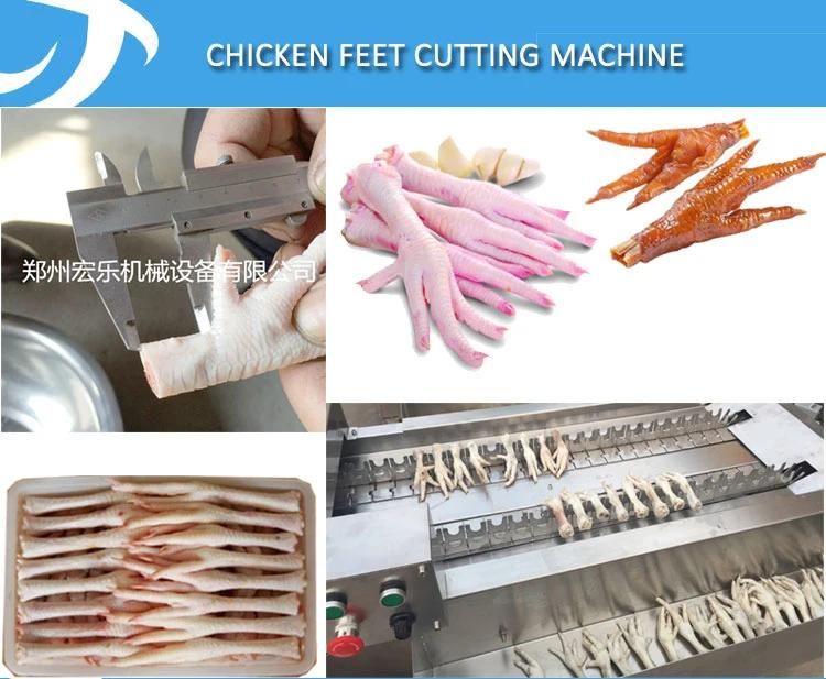 Mesh Belt Chicken Feet Cutting Machine Chicken Feet Processing Machine