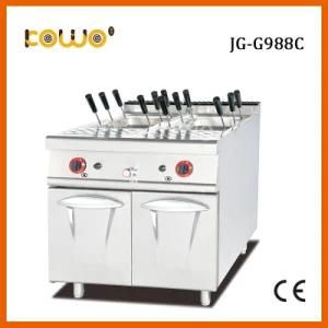Stainless Steel Commercial 9 Basket Gas Pasta Cooker with Cabinet for restaurant Kitchen ...