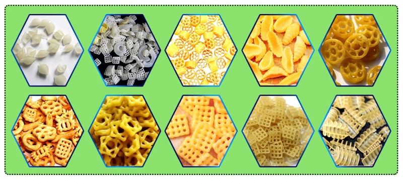 High Quality Industrial Fried 2D Snack Pellet Making Machine Extruded 3D Pellet Snacks Produstion Line for Sale