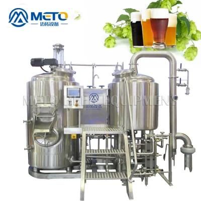 Turnkey Project SUS304 300L Cerveza Equipment with Ce Certificate