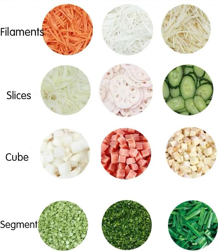 High Capacity Automatic Fruit and Vegetable Cube Dicer, Cubes Cutting Machine