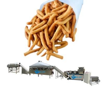 Automatic Frying and Flavoring Processing Machine Line for Pocky Biscuit Sticks