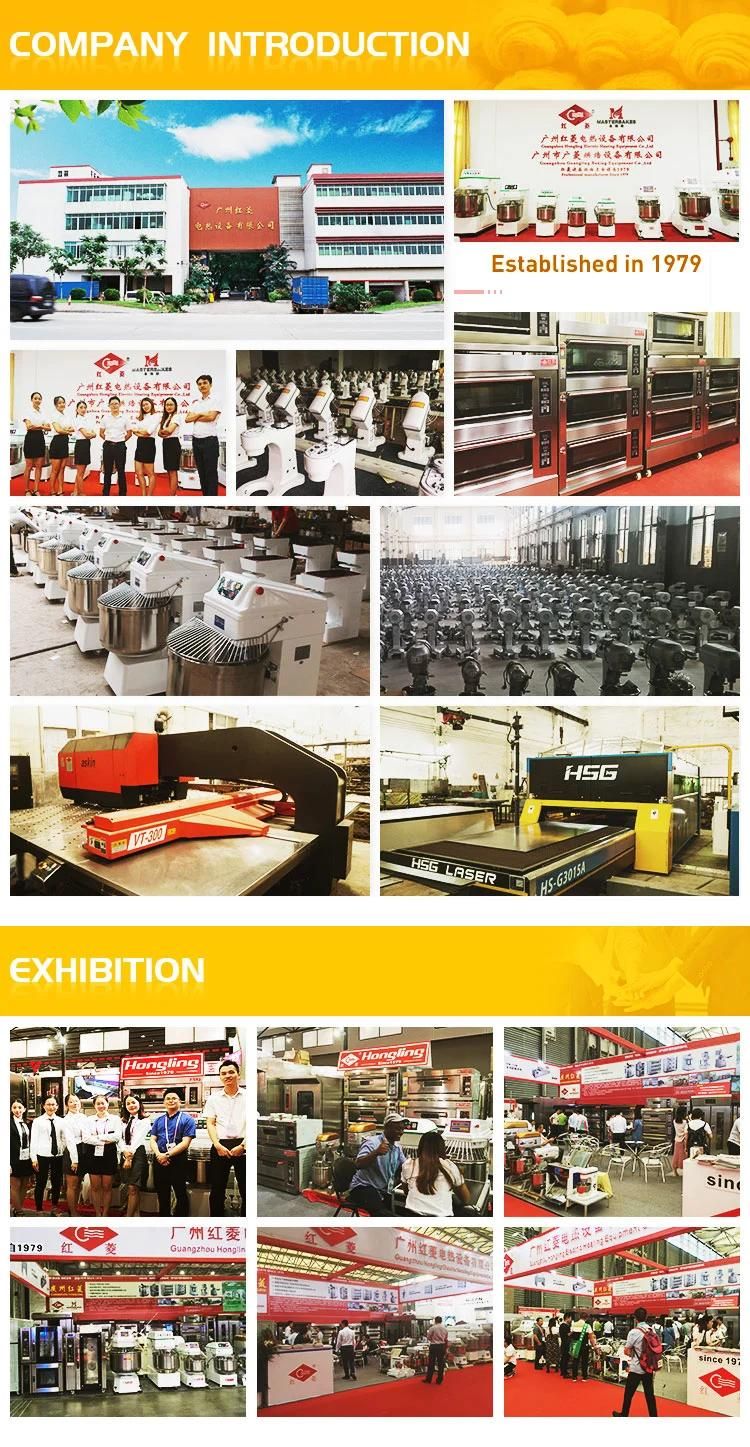 Guangzhou Hongling Food Machinery/ Bread Machine/ 2-Deck 6-Tray Electric Oven