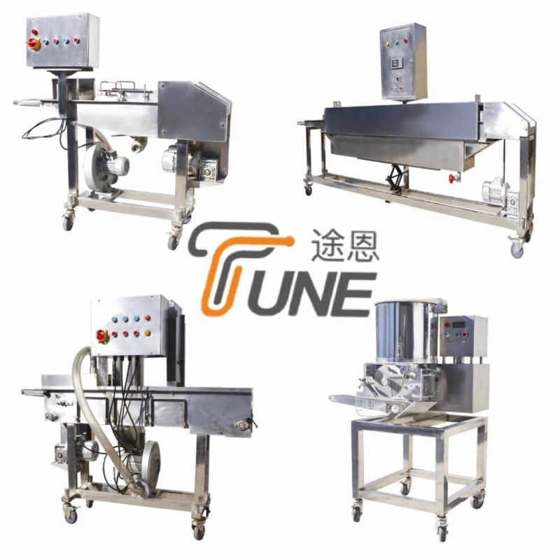 Stainless Steel Fully Automatic Hamburger Patty Molding Machine / Beef Chicken Nugget Forming Machine
