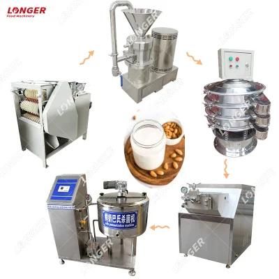100-500kg/H Tahini Almond Milk Squeezing Extractor Shaker Almond Milk Machinery
