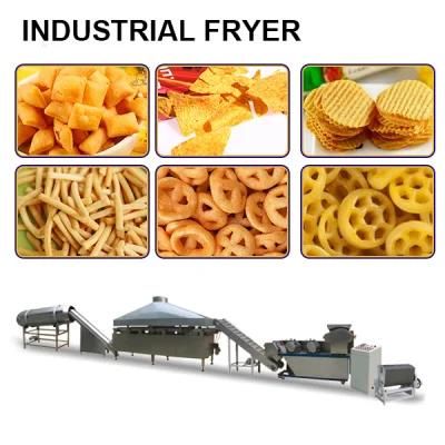 SS304 and Automatic Frying Machine Frying Snacks Making Machine for Sale with Facory Price ...