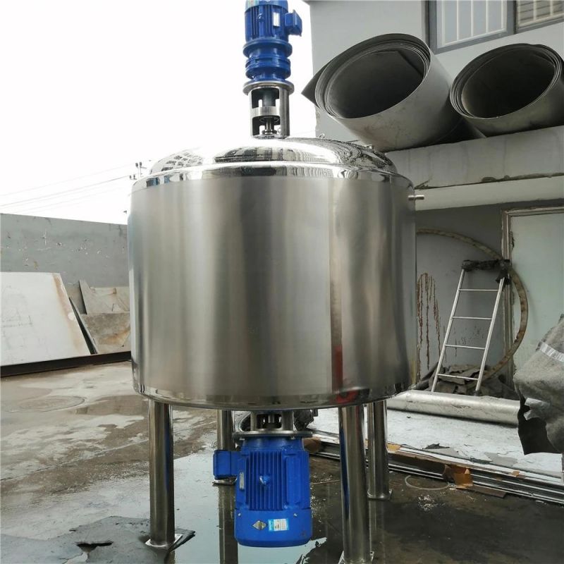 304 316 Stainless Steel Jacket Syrup Honey Emulsifying Mixing Tank for Factory