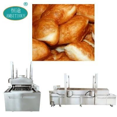 Industrial Kitchen Conveyor Bread Frying Machine Continuous Fryer