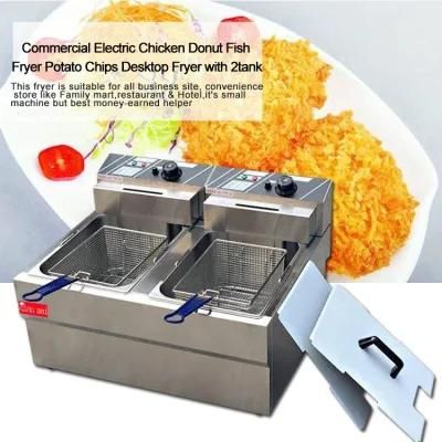 Commercial Chicken Potato Chips Electric Deep Fryer