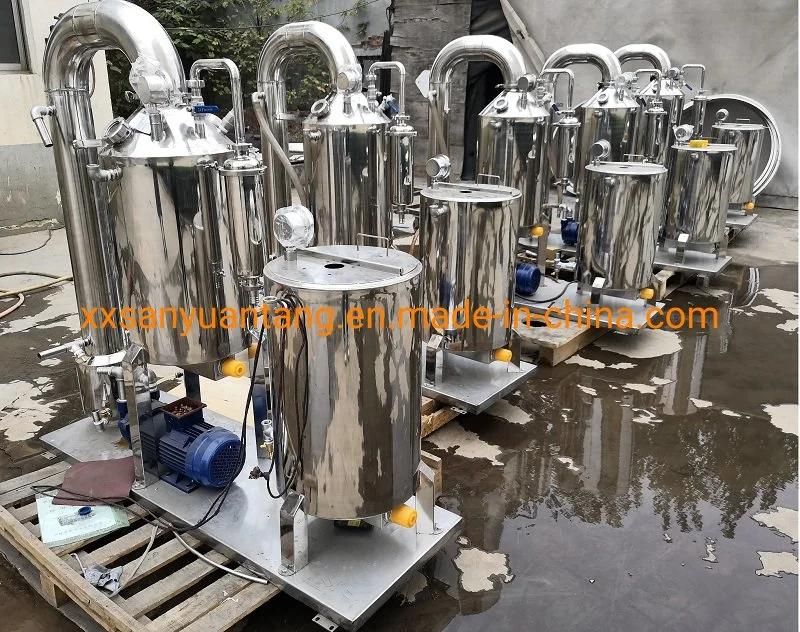 China 1.5tons Capacity Honey Water Reduce Machine, Honey Processing Evaporator Machine