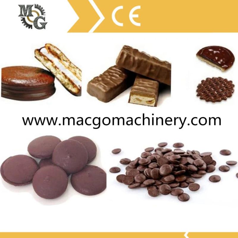 Chocolate Enrober Machine with Cooling Tunnel/Automaitc Chocolate Coating Machine Made in China